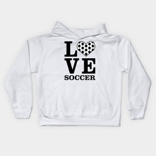 Love Soccer / Football Kids Hoodie